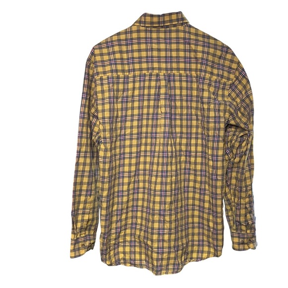 Wrangler George Strait Mens Plaid Long Sleeve Button Up Shirt Size M - Picture 3 of 5